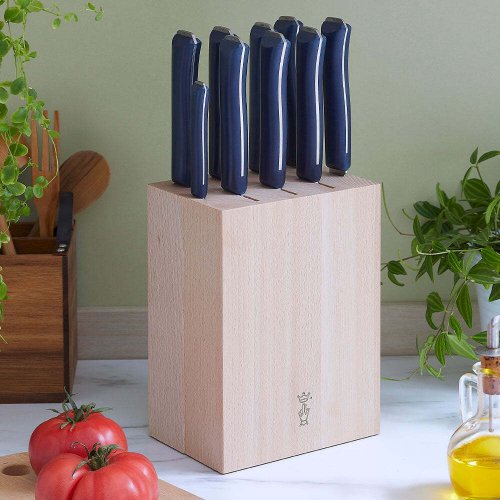 Opinel wooden block for storing 9 knives, 002387