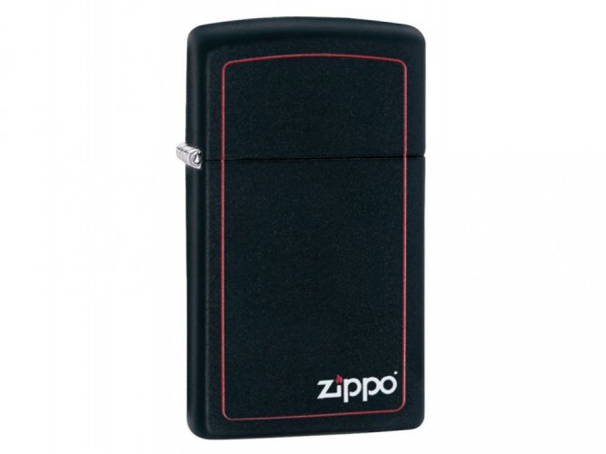 Zippo Feuerzeug 26055 Zippo Schwarz Matt Slim