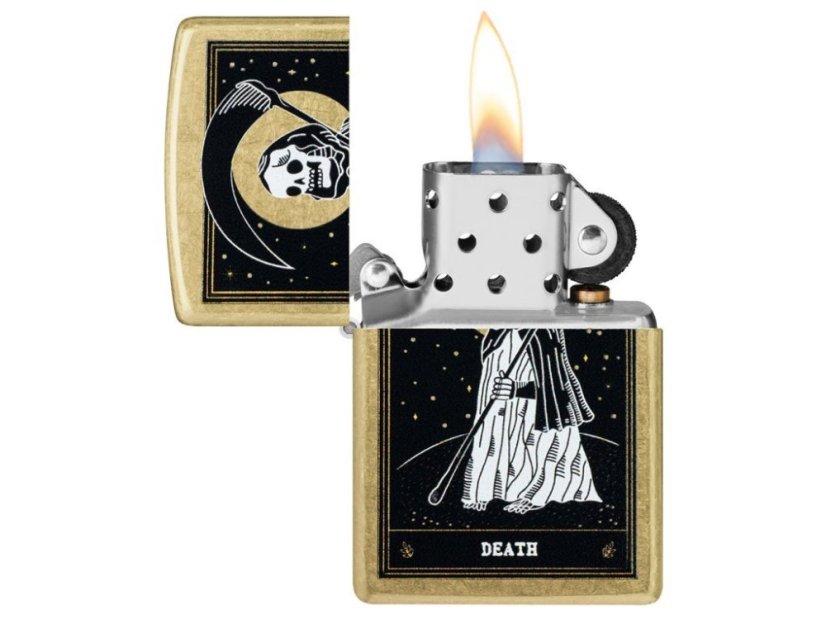 Zippo 23081 Death Card Design