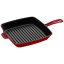 Staub cast iron American grill pan 26 cm, cherry, 12122606