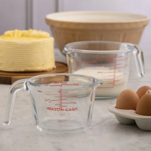 Mason Cash Classic Collection glass measuring cup with funnel 1 l, 2006.204