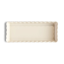 Emile Henry rechteckige Kuchenform 15 x 36 cm, elfenbeinfarben, 026034