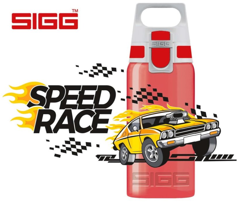Sigg Viva One detská fľaša na pitie 500 ml, speed race, 6019.10