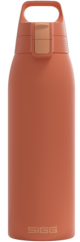 Sigg Shield Therm One Edelstahl-Trinkflasche 1 l, eco rot, 6021.80