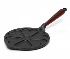 Skeppshult Traditional cast iron frying pan 23 cm, heart shape, 0038T