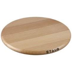 Drevená magnetická podložka pod hrniec Staub, okrúhla, 23 cm, 41190742