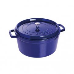 Staub Cocotte round pot 22 cm/2,6 l dark blue, 1102291