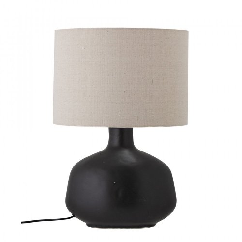 Lalin Table lamp, Black, Terracotta - 82052767