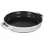 Staub Cocotte 2-piece cast iron pot and pan set 24 cm, white truffle, 145624107
