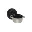 Staub Cocotte Mini pot round 10 cm/0,25 l grey, 1101018