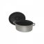 Staub Cocotte pot oval 17 cm/1 l grey, 1101718