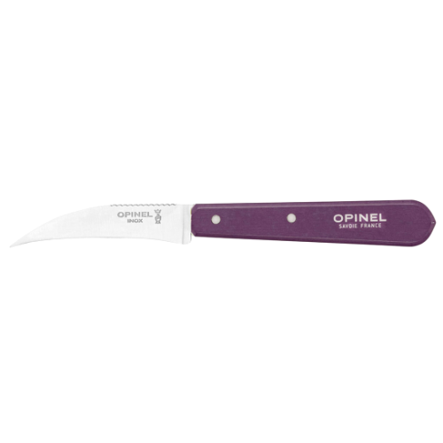 Opinel Les Essentiels N°114 vegetable knife 7 cm, purple, 001924