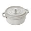 Staub Cocotte pot round 24 cm/3,8 l white truffle, 11024107