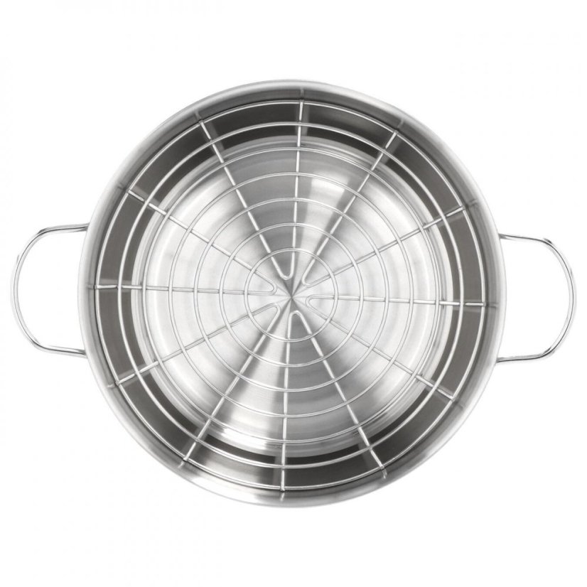Demeyere Resto Räucherpfanne mit Deckel 28 cm, 80828S