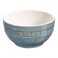 Staub Keramikschale rund 14 cm/0,7 l antik blau, 40511-864