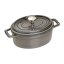 Staub Cocotte pot oval 15 cm/0,6 l grey, 1101518