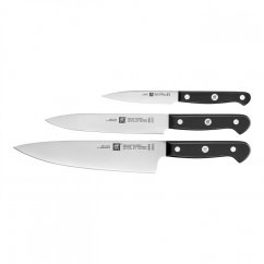 Zwilling Gourmet sada 3 nožov, kuchársky nôž, nôž na krájanie a špíz, 36130-003