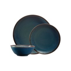 Mason Cash Reactive Dinnerware dinnerware set, blue, 2002.190