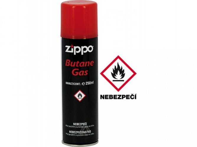 Zippo 10012 Zippo Plyn Do Zapalovačů 250Ml