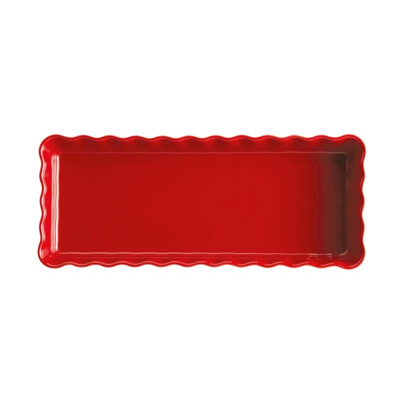 Emile Henry rectangular cake tin 15 x 36 cm, garnet, 346034