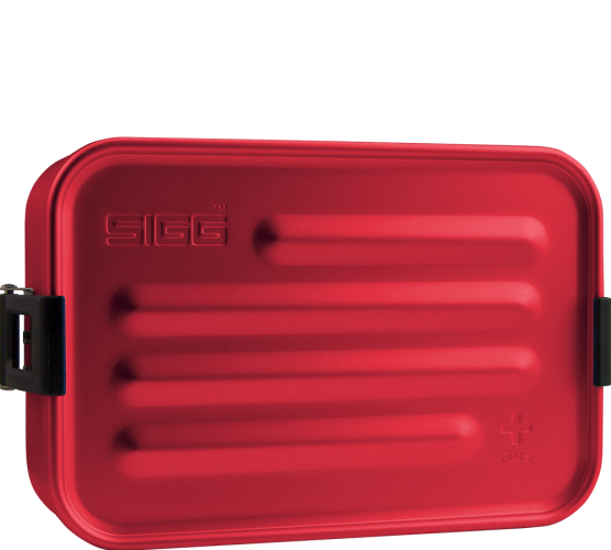 Obedový box Sigg Metal Plus S 800 ml, červený, 8697.20