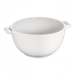 Staub ceramic serving bowl round 18 cm/1,4l white, 40511-452