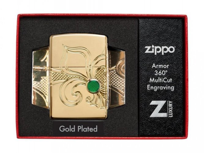 Zippo lighter 24203 Fleur-de-lis Design