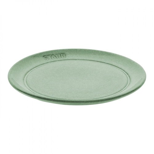 Staub ceramic plate 15 cm, sage green, 40508-179