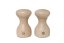 CrushGrind Lyon sada drevených mlynčekov na korenie a soľ 10 cm, 070380-0009-2PC