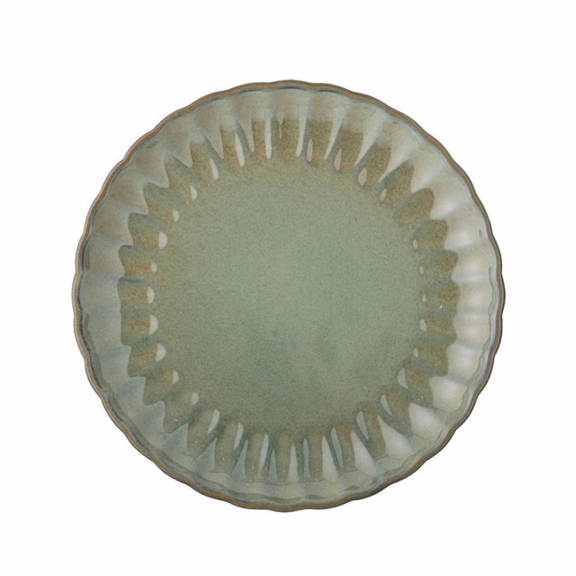 Bloomingville Latina stoneware plate 20 cm, green, 82061366
