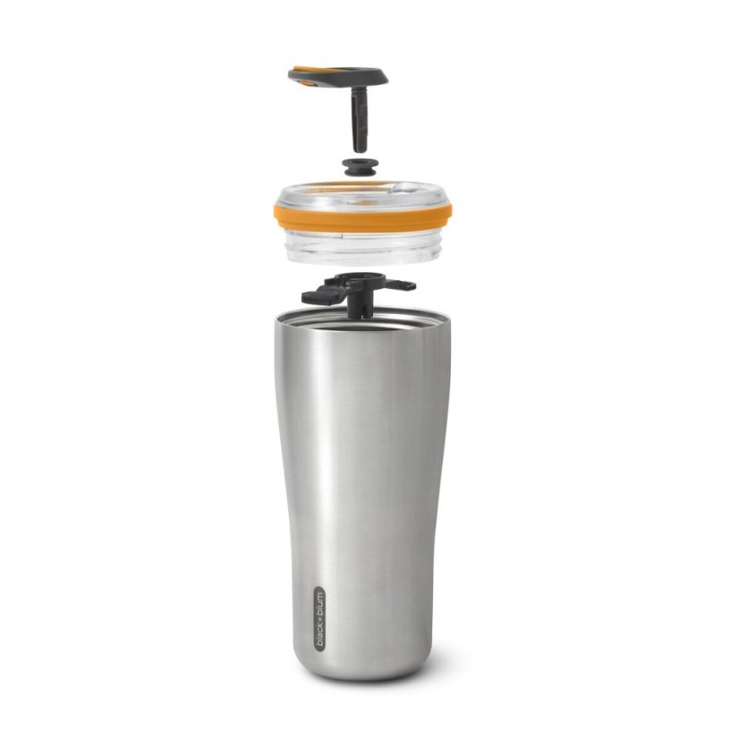 Black+Blum Edelstahl Reise-Thermobecher 600 ml, orange, BAM-TT003