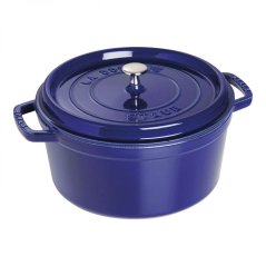 Staub Cocotte Topf rund 28 cm/6,7 l dunkelblau, 1102891