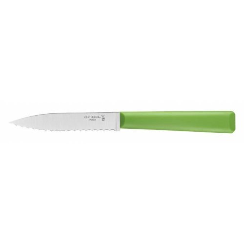 Opinel Essentiels N°313 zubatý nôž na zeleninu 10 cm, zelený, 002354