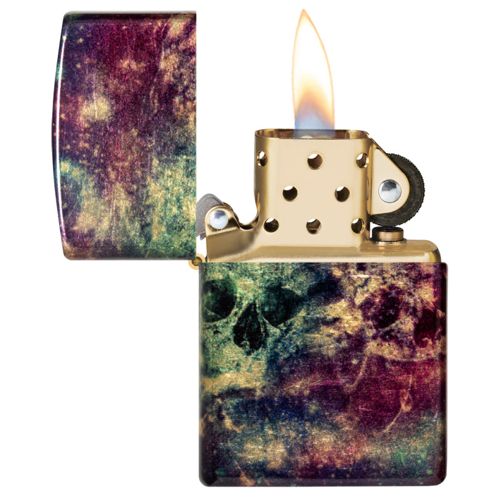 Zippo 66012 Galaxy Skull Design