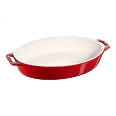 Keramická zapekacia misa Staub oválna 30 cm/2,3 l čerešňa, 40510-806