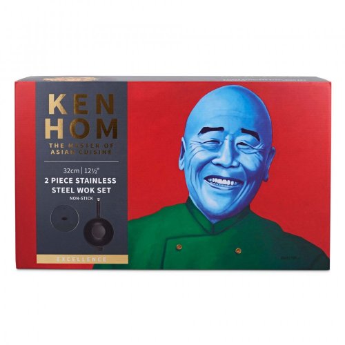 Ken Hom wok with non-stick lid Excellence 32 cm, KH432022