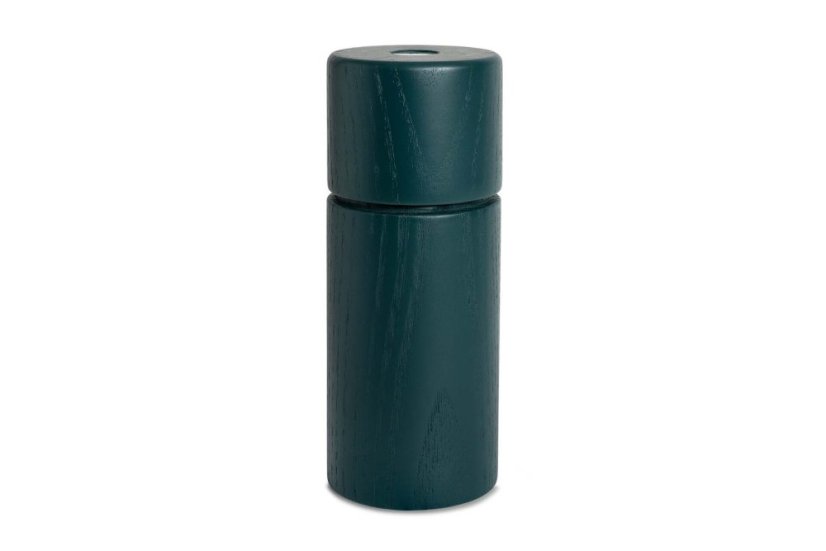 CrushGrind Bergen wooden spice grinder 12 cm, racing green, 070375-0028