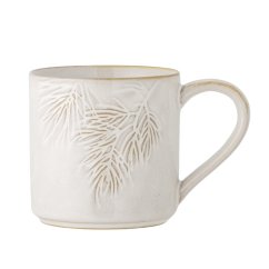 Bloomingville Winter stoneware mug 300 ml, cream, 82061072