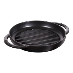 Staub Liatinová grilovacia panvica okrúhla 22 cm, čierna