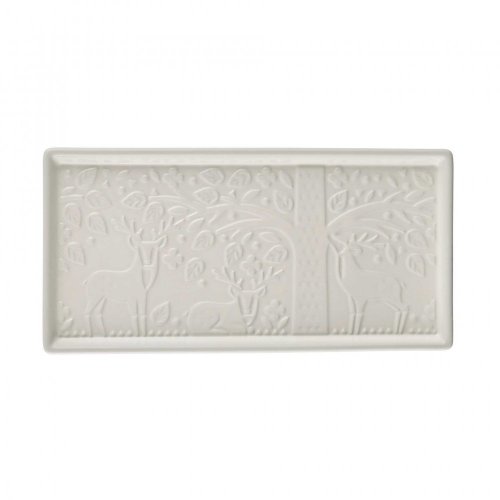 Mason Cash In The Forest serving tray, white, 2001.082
