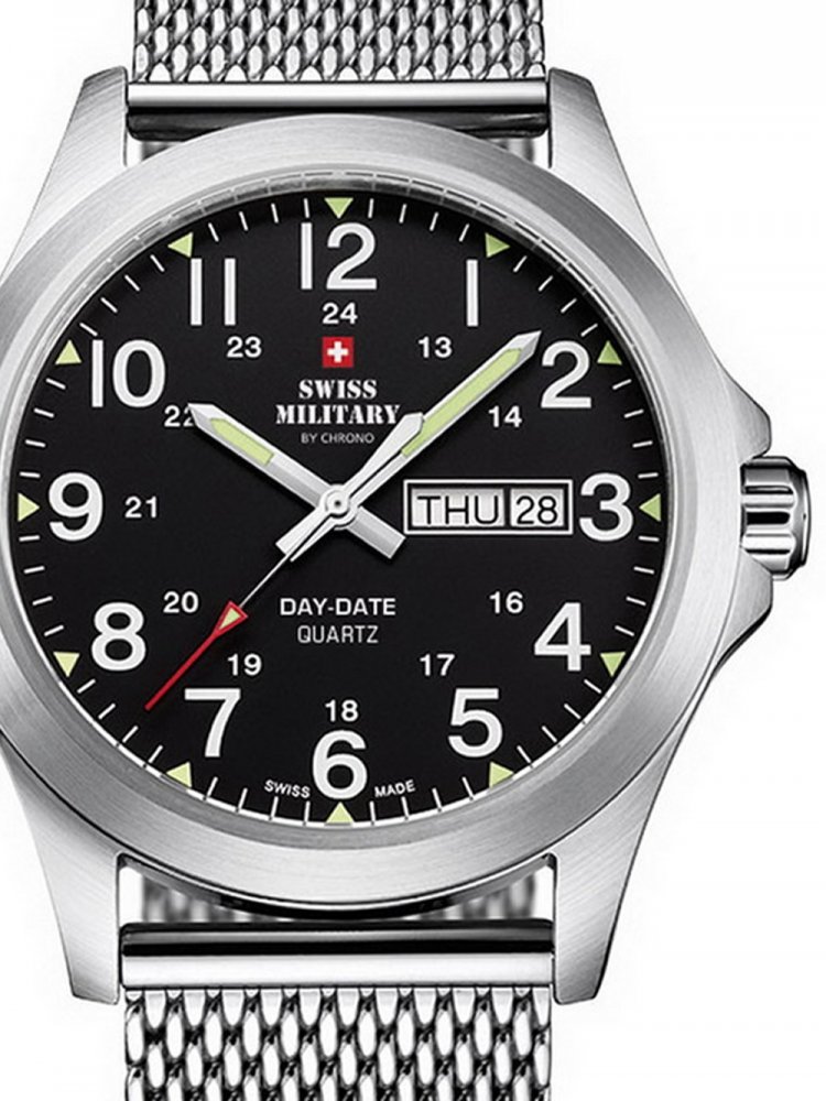 Swiss military best sale hanowa day date