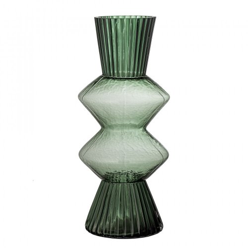 Davine Vase, Grün, Glas - 82053231
