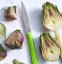 Opinel Essentiels N°313 serrated vegetable knife 10 cm, green, 002354