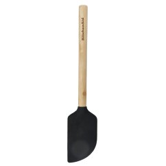 KitchenAid stierka s drevenou rukoväťou, čierna onyxová, KQG631OHOBE