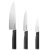 KitchenAid Classic set of 3 knives, chef's, utility and skewer, KEG3PTHEOHOBA