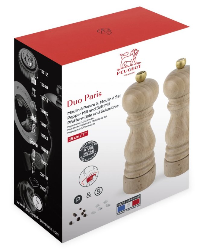 Peugeot Paris u'Select pepper and salt grinder set 18 cm, natural, 2/23386