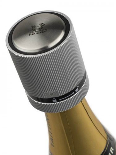 Peugeot sparkling wine stopper Line, aluminium, 210809