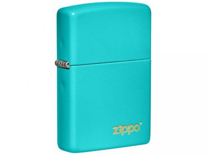 Zippo 26952 Flat Turquoise Zippo Logo
