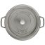 Staub Cocotte pot round 30 cm/8,35 l grey, 1103018