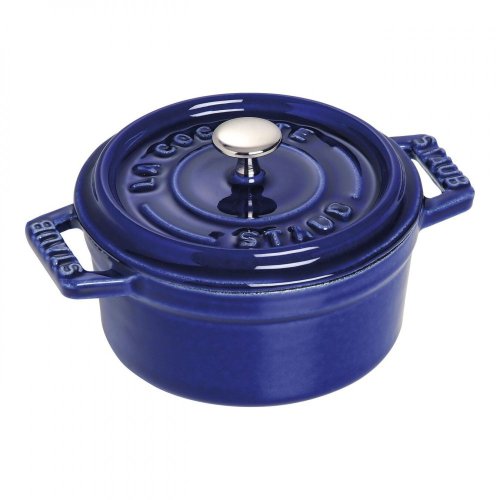 Staub Cocotte Mini pot round 10 cm/0,25 l dark blue, 1101091